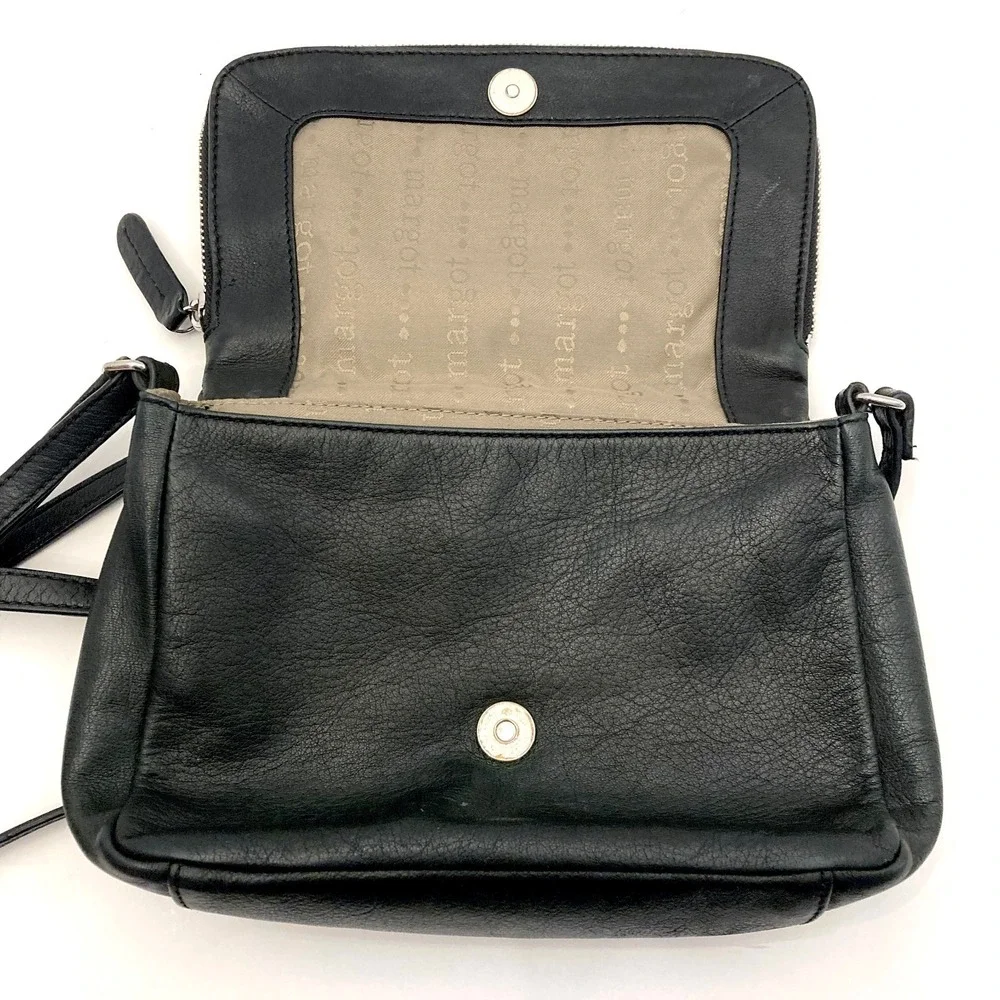 margot black leather